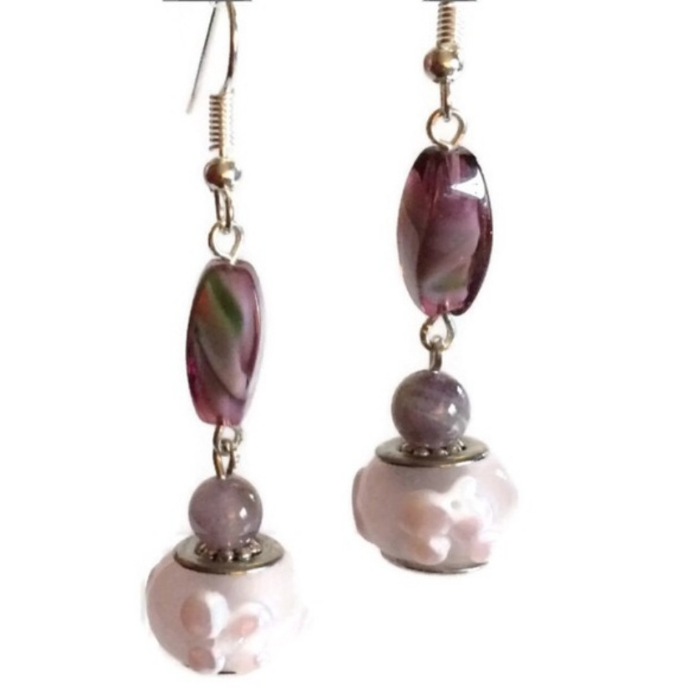 Lavender Earrings